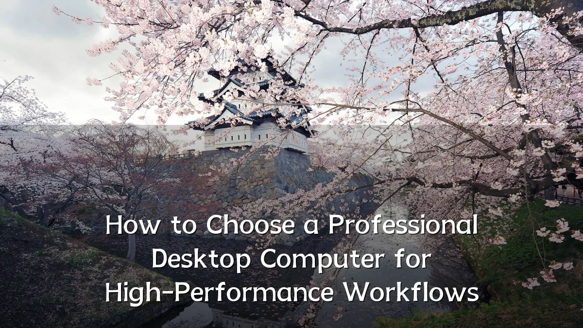 How to Choose a Professional Desktop Computer for High-Performance Workflows