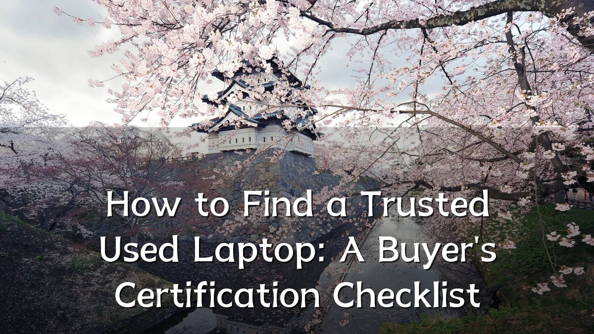 How to Find a Trusted Used Laptop: A Buyer's Certification Checklist