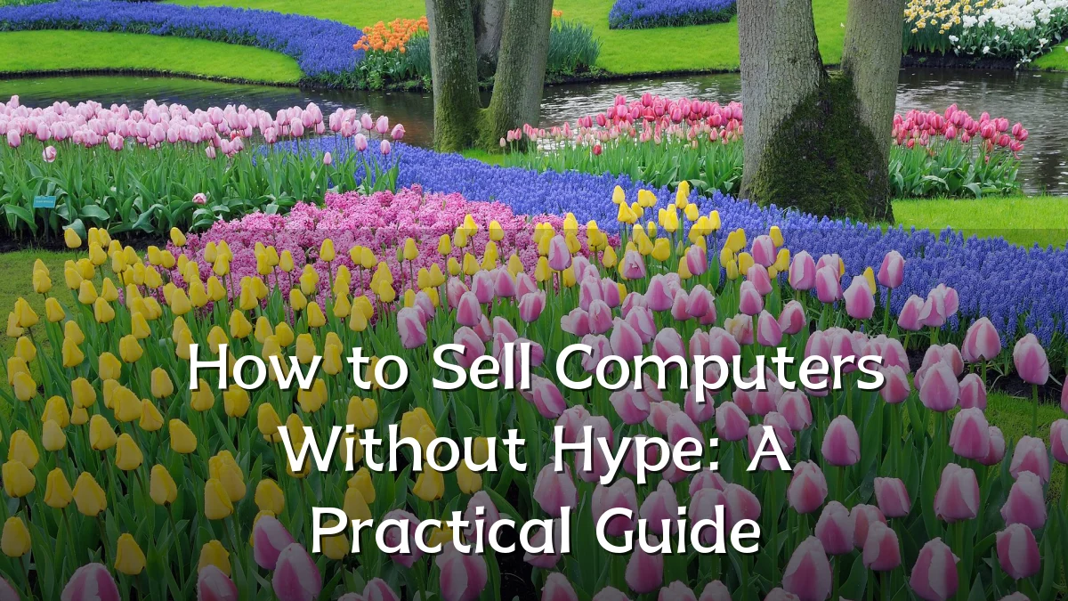How to Sell Computers Without Hype: A Practical Guide