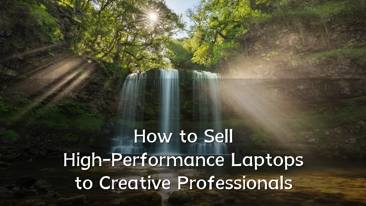 How to Sell High-Performance Laptops to Creative Professionals