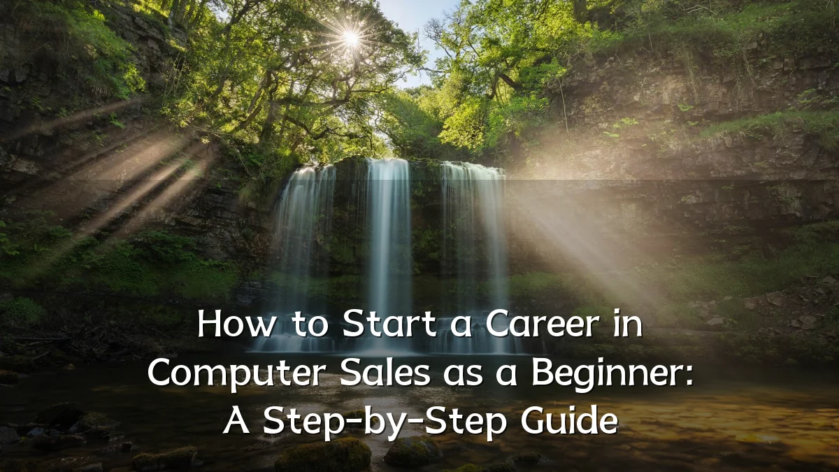 How to Start a Career in Computer Sales as a Beginner: A Step-by-Step Guide