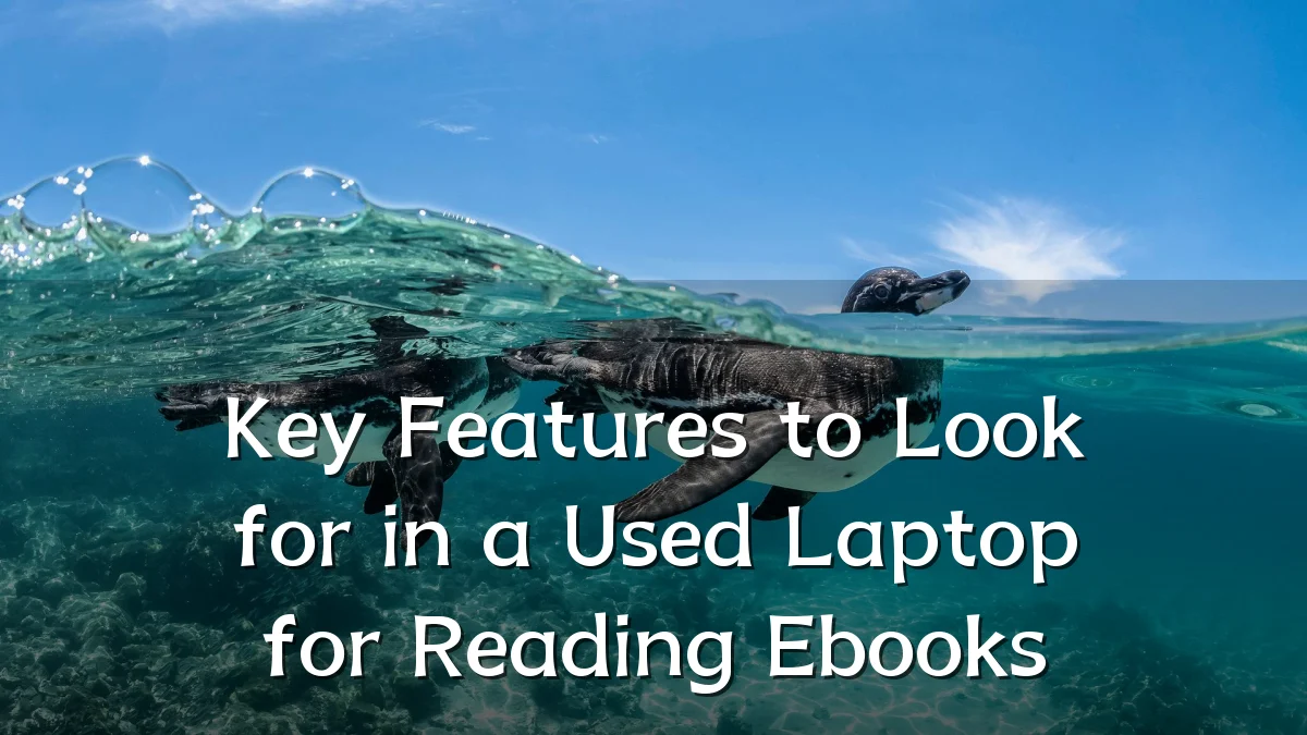 Key Features to Look for in a Used Laptop for Reading Ebooks