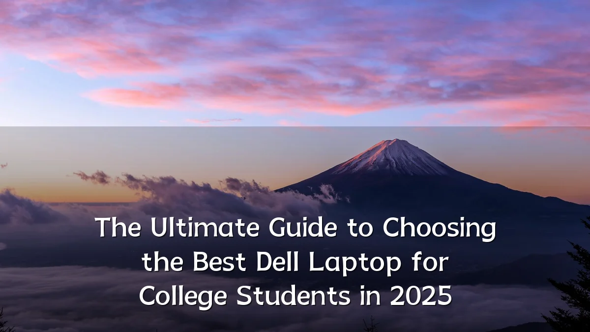 The Ultimate Guide to Choosing the Best Dell Laptop for College Students in 2025