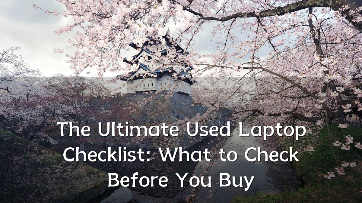 The Ultimate Used Laptop Checklist: What to Check Before You Buy