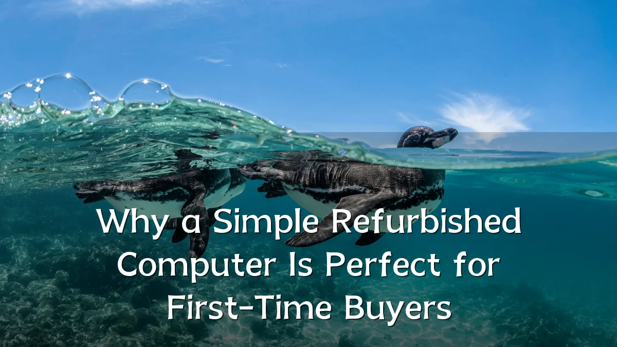 Why a Simple Refurbished Computer Is Perfect for First-Time Buyers