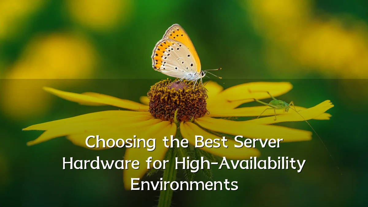 Choosing the Best Server Hardware for High-Availability Environments