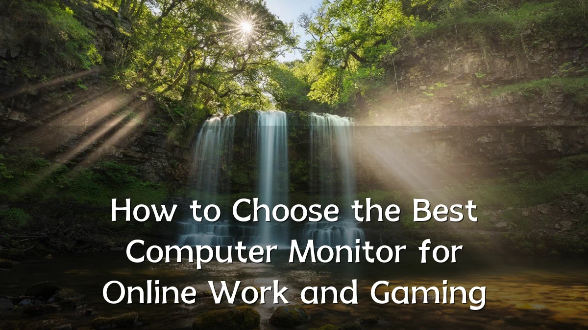 How to Choose the Best Computer Monitor for Online Work and Gaming