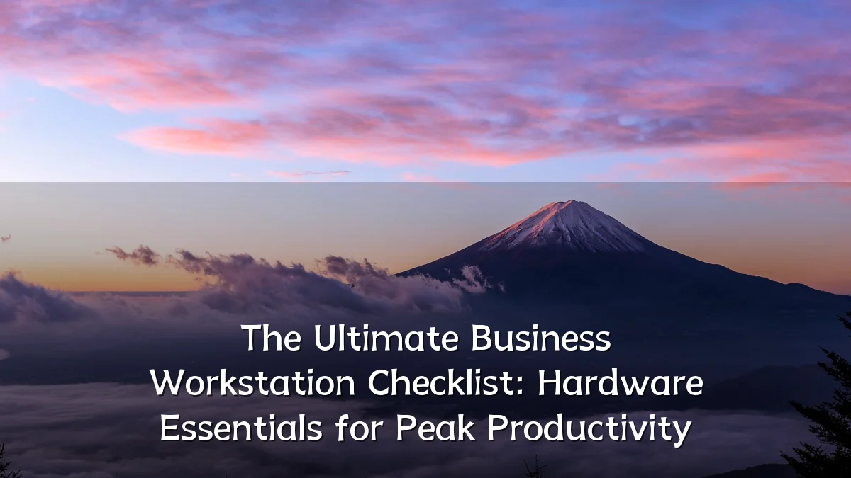 The Ultimate Business Workstation Checklist: Hardware Essentials for Peak Productivity