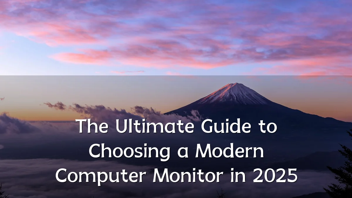 The Ultimate Guide to Choosing a Modern Computer Monitor in 2025