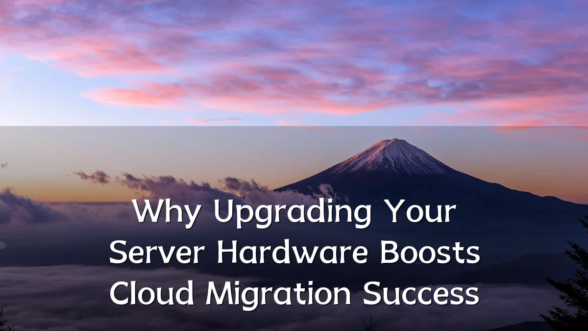 Why Upgrading Your Server Hardware Boosts Cloud Migration Success